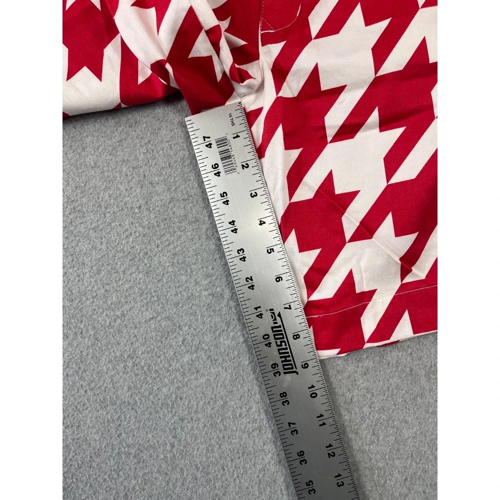 University Of Arkansas Loudmouth Golf Shorts Mens 30 Red Houndstooth Razorback